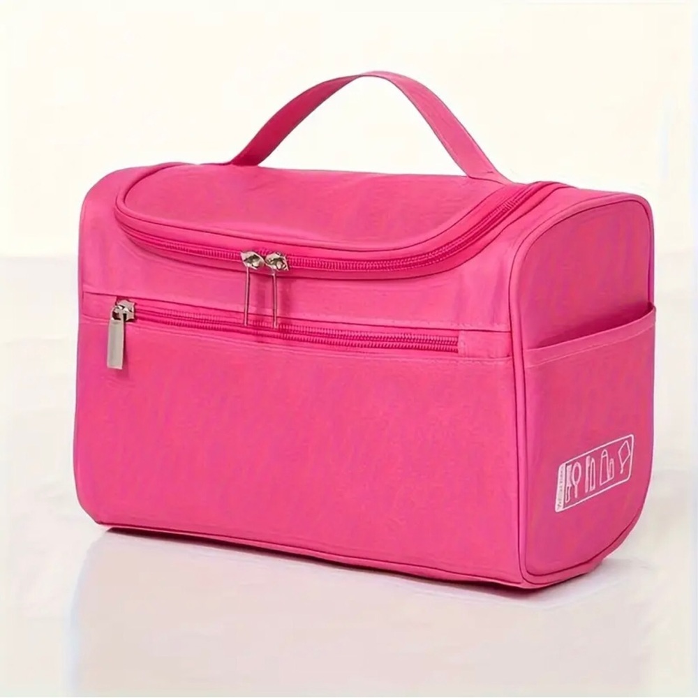 NEW - Pink Hanging Toiletry Bag